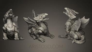 Figurines of griffins and dragons (STKG_0047) 3D model for CNC machine